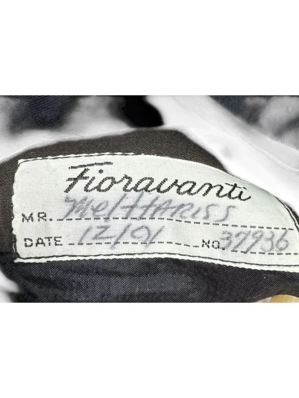 William Fioravanti Mens Wool Bespoke 2-Button Blazer Gray • 44L